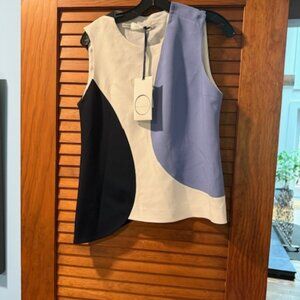 color block blouse